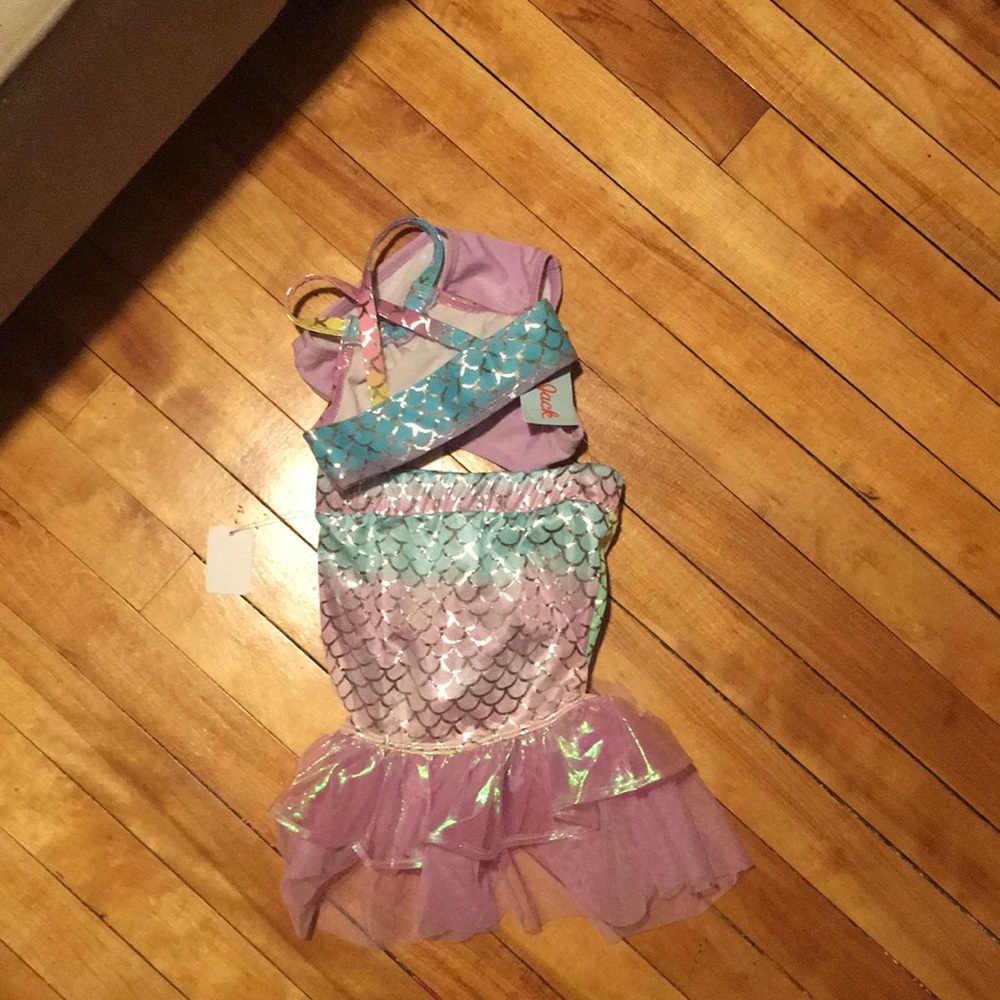 Little Mermaid Brand new swim wear for toddler 18 months mermaid 3 pieces. NWTS.